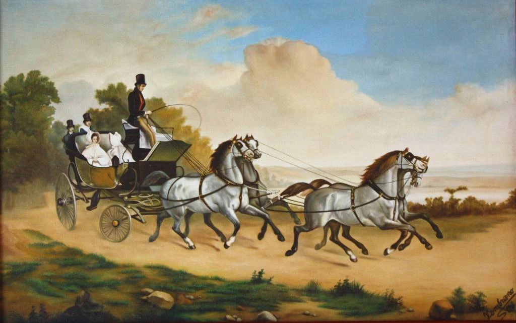  Émile Jean Horace Vernet-210-Il calesse - Musée Nissim de Camondo, Parigi  